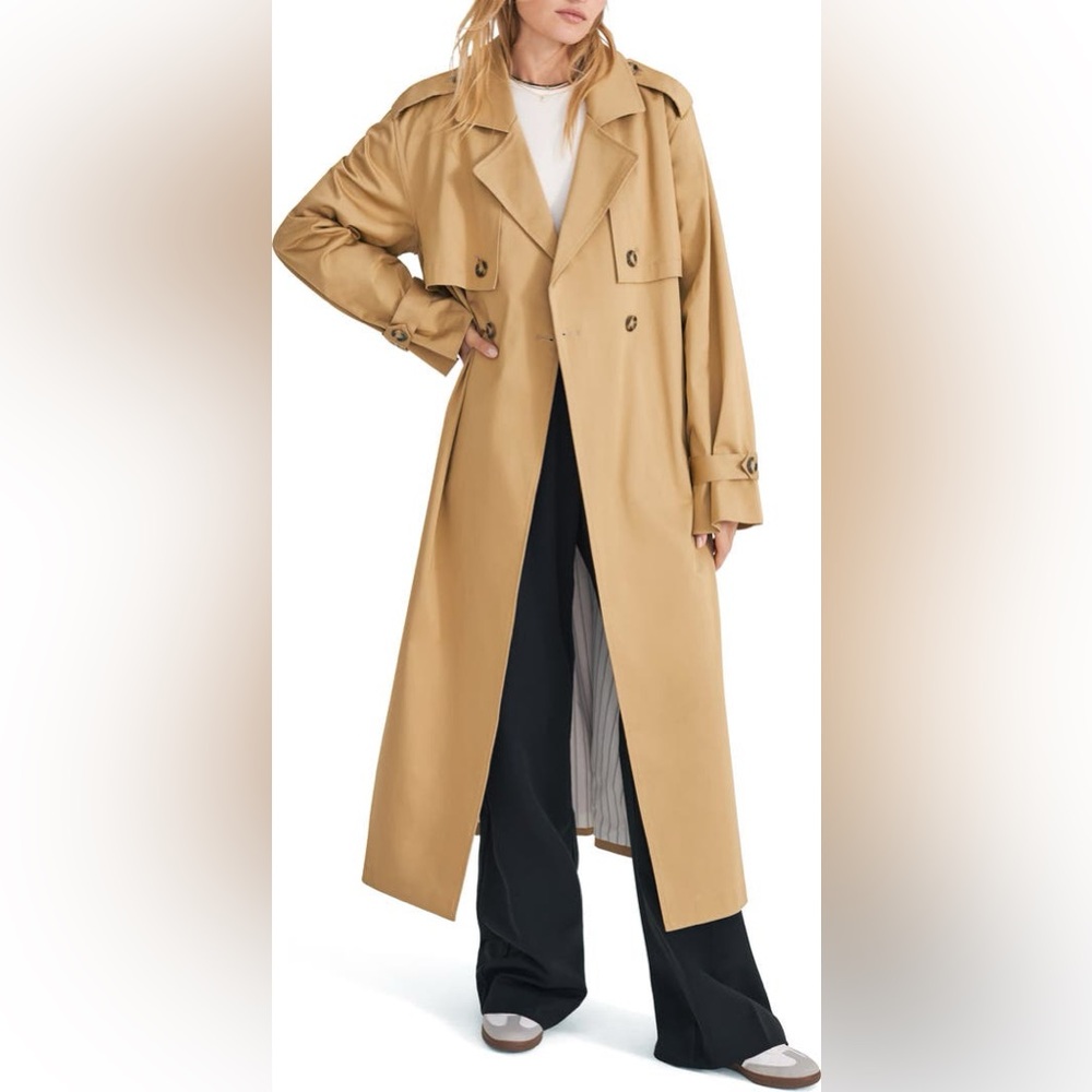 Favorite Daughter Tan Trench Coat
